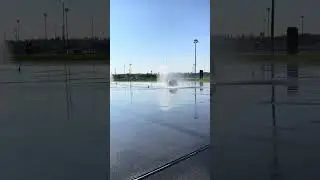 Chery Arrizo 8 on an artificial ice rink.