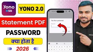 SBI Bank Statement PDF Password Kya Hota Hai | YONO SBI 2.0 Account Statement Password