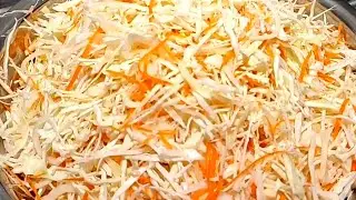 Маринованная Капуста Пятиминутка. Слишком вкусная и хрустящая. За рецепт скажите Спасибо