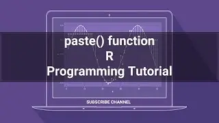 R Programming Tutorial - 04: Paste Function in R Programming 