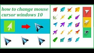 how to change mouse cursor windows 10 2021