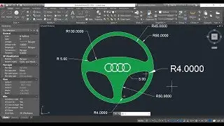 how to make steering of the car in AutoCAD