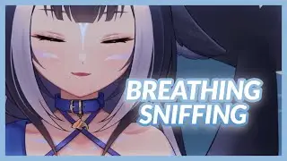 [ASMR] Gentle breathing and sniffing from Lily