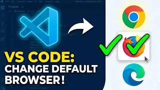 How to Set Default Browser in VS Code | Fix Live Server Opening in Wrong Browser