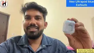 Neo ultrapod blue wireless earbuds - review and feedback - look impression - price just rupees 350 😨