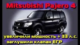 Mitsubishi Pajero 4: увеличили мощность + 33 л.с., заглушили клапан ЕГР