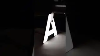 Плоская световая буква 6мм