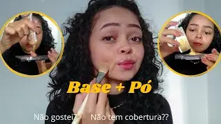 MISTURANDO BASE COM PÓ, O MAIS NOVO TRUQUE, deu certo? Não gostei? Tem bastante cobertura?
