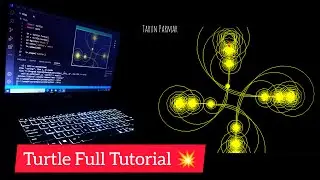 Python Turtle Full Tutorial | Best Turtle Tutorial | Turtle Code 1 Minutes Full Video