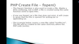 cs310 PHP Create File   fopen in hindi/urdu part 71