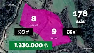 Kazdağlarında 13 Dönüm Satılık Tarım Arazisi, Umurlar köyü, Yenice, Çanakkale