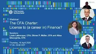 The CFA Charter: Licence to (a career in) Finance?