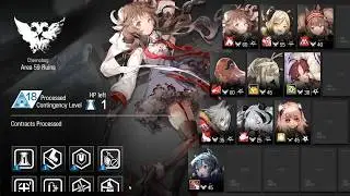 Arknights - CC event  week2  Area 59 Risk 18 Caster Squad