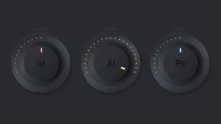 UI Dials in Illustrator – Clean, Modern Interface Elements