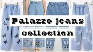 Plazo Jeans collection for Girls |plazo pants Ideas 2023