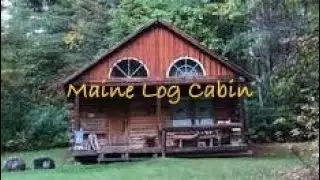 Maine Log Cabin