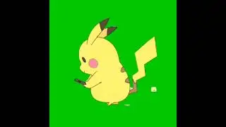 Mentahan Green Screen Pokemon Pikachu ❗