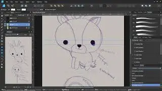 Creating lineart in Affinity Designer v1