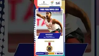Navdeep won gold medal in #parisparalympics #india