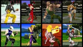 Tekken 1 - All Unblockables