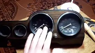 Модернизация щитка приборов ВАЗ 2106(установка диодной ленты вместо лампочек)