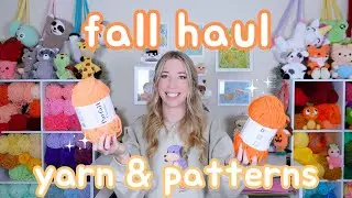 Fall Yarn Haul and Project Ideas + Fun Fall Crochet Together