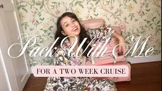 PACK WITH ME FOR A TWO WEEK EUROPEAN CRUISE 🚢 | Hello Miss Jordan