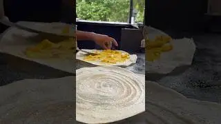 Crispy crunchy dosa street style 😍 | dosa making | South Indian food