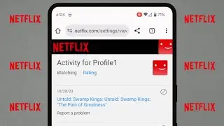 Netflix watch history on phone