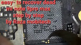Mi note 9 pro max dead recover done