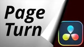 Free Page Turn Transition Preset Davinci  Resolve 17 Download