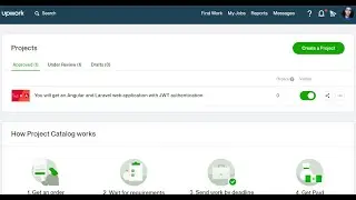 Project Catalog in Upwork