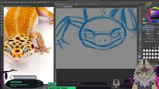 【VTuber】drawing an animal in a sweater