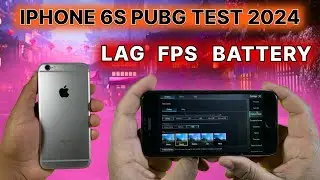 IPhone 6S Detailed PUBG Test 2024🔥 | FPS , Heating, Battery ⚡