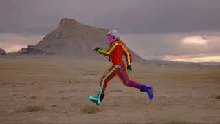 Space Running with OpenPose | Marker Motion Capture