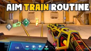 This Aim Routine Took me to Ascendant | OP Bro | #valorant #valorantaimguide