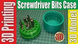 ✔ 50mm Screwdriver Bits Case | 3D Printing