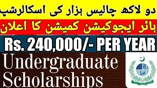 HEC SCHOLARSHIP 2023 I HEC SCHOLARSHIP 2023 FOR BALOCHISTAN I SCHOLARSHIPS