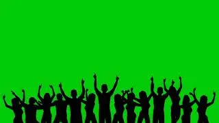 Best Crowd Silhouettes Green Screen Effects💚💚💚
