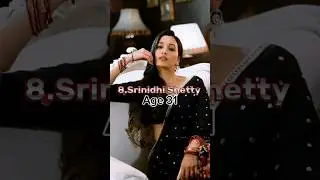 Top 10 South Indian actress age #top10 #southindian #viral #shorts