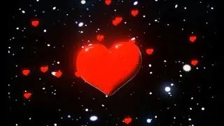Love Hearts | Hope | Romantic Music | 3D Neon Love | Spread the Love HD 4k | Glowing Heart