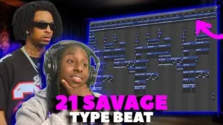 Cooking up a 21 Savage Type Beat in FL Studio
