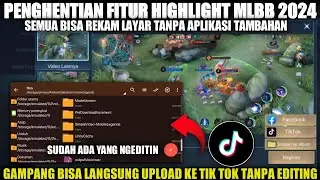 FITUR HIGHLIGHT!! CARA MENYIMPAN VIDEO REPLAY MOBILE LEGEND KE GALERI TANPA APLIKASI TAMBAHAN