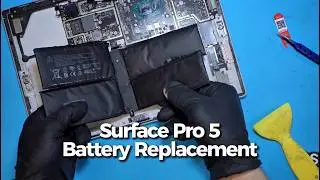 Microsoft Surface Pro 5 Swollen Battery Replacement