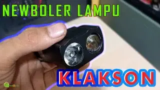 NEWBOLER Lampu Klakson Sepeda Bike Light Waterproof T6 LED 800 Lumens 2000mAh - BK1718A - Black
