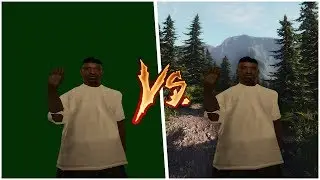 КАК СДЕЛАТЬ GREEN SCREEN ( ЗЕЛЕНЫЙ ФОН ) В GTA SAMP?