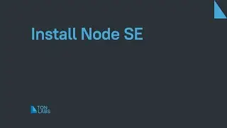 Install Node SE: Tondev CLI, Compiler Kit and the Node