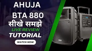 how to operate Ahuja bta 880 tutorial eco setting in hindi BTA880 karaoke spiker hiren hariyani live