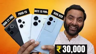 Redmi Note 13 Pro Plus vs Vivo V29 vs POCO F5 vs iQOO Z7 Pro - Camera Test & Comparison !