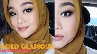 MAKEUP KONDANGAN | GOLD GLAMOUR MAKEUP LOOK | MAKEUP TUTORIAL | MakeupbyFatya